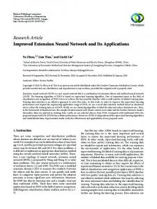 Improved Extension Neural Network and Its Applications