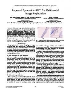 Improved Symmetric-SIFT for Multi-modal Image Registration