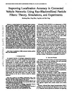 Improving Localization Accuracy in Connected Vehicle ... - arXiv