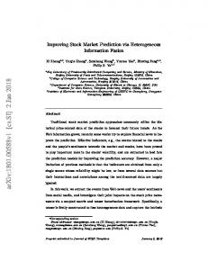 Improving Stock Market Prediction via Heterogeneous Information ...