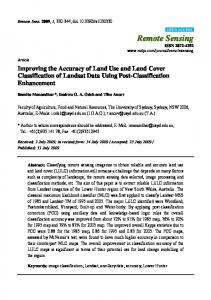 Improving the Accuracy of Land Use and Land Cover ... - MDPI