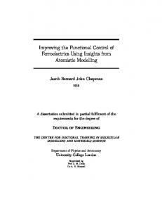 Improving the Functional Control of Ferroelectrics ... - UCL Discovery