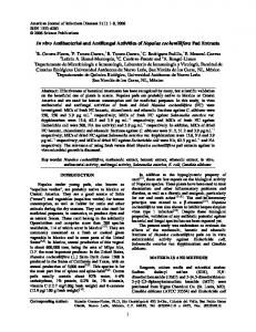 In vitro Antibacterial and Antifungal Activities of Nopalea cochenillifera ...