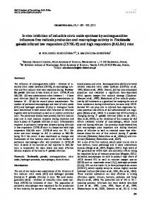 In vivo inhibition of inducible nitric oxide synthase by aminoguanidine ...