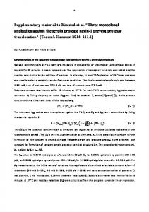 inactivation of protease nexin-1 by monoclonal antibodies: induction of ...