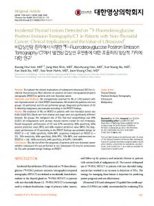 Incidental Thyroid Lesions Detected on 18F ... - KoreaMed Synapse