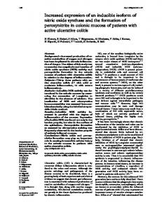 Increased expression of an inducible isoform of nitric oxide ... - NCBI