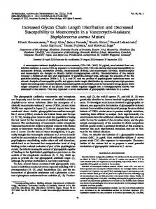 Increased Glycan Chain Length Distribution and Decreased ...