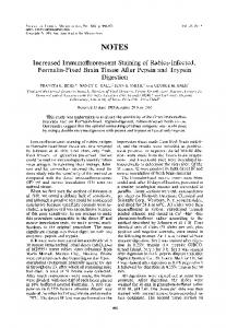 Increased Immunofluorescent Staining of Rabies-Infected ... - NCBI