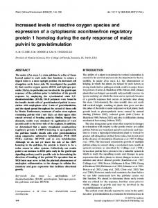 Increased levels of reactive oxygen species and ... - Wiley Online Library