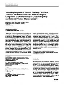 Increasing Diagnosis of Thyroid Papillary Carcinoma Follicular Variant ...