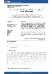 Independent Task Scheduling in Grid Computing ...