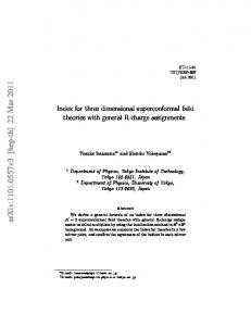 Index for three dimensional superconformal field theories with general ...