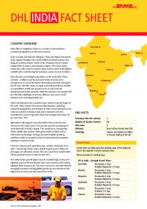 India Factsheet - DHL Guide
