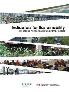 Indicators for Sustainability - Sustainable Cities International