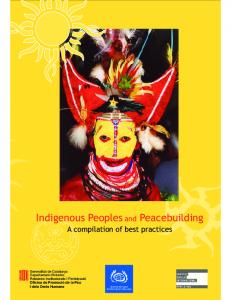 Indigenous Peoples Peacebuilding