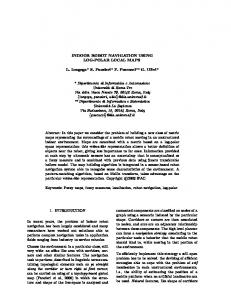 INDOOR ROBOT NAVIGATION USING LOG-POLAR LOCAL MAPS L ...