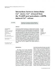 induced Ca2+ release - Scielo.br