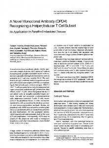 Inducer T Cell Subset - Europe PMC