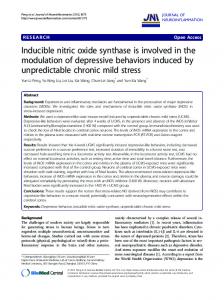 Inducible nitric oxide synthase is involved in the ... - CiteSeerX