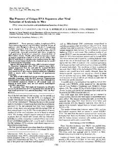 Induction of Leukemia in Mice