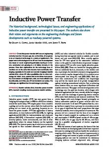 Inductive Power Transfer - IEEE Xplore