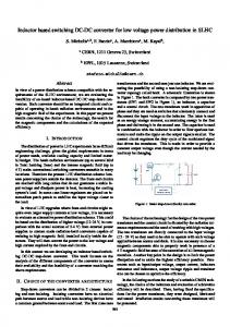 Inductor based switching DC-DC converter for low voltage ... - Core