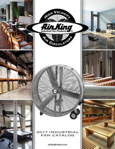 INDUSTRIAL FAN CATALOG