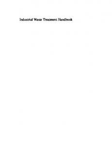 Industrial Waste Treatment Handbook