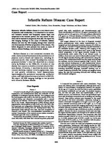 Infantile Refsum Disease: Case Report - Semantic Scholar