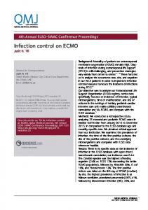 Infection control on ECMO - QScience.com