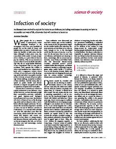 Infection of society - Semantic Scholar