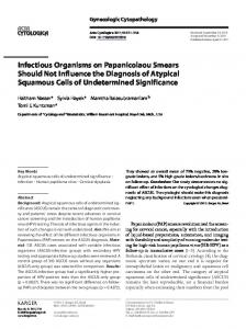 Infectious Organisms on Papanicolaou Smears