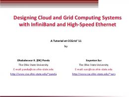 InfiniBand and 10-Gigabit Ethernet for Dummies