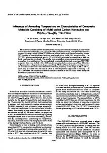 Influences of Annealing Temperature on ... - Springer Link