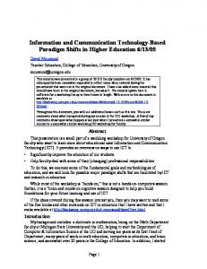 Information and Communication Technology-Based