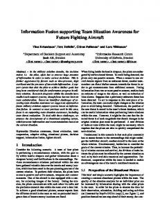Information Fusion supporting Team Situation ... - Semantic Scholar
