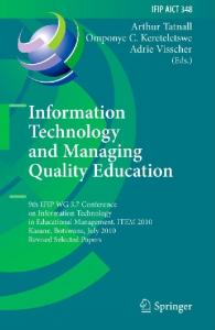 Information Technology and Managing Quality Education - CiteSeerX