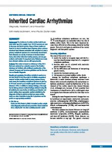 Inherited Cardiac Arrhythmias