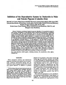 Inhibition of the Reproductive System by Deslorelin in Male ... - BioOne