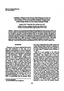 Inhibitory Effects of the Korean Red Ginseng ... - Semantic Scholar