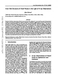 Inner Disk Structure of Dwarf Novae in the Light of X-ray Observations