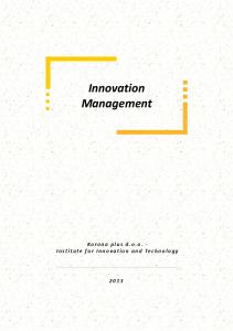 Innovation Management