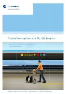 Innovation systems in Nordic tourism