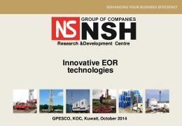 Innovative EOR technologies