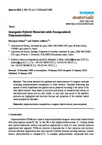 Inorganic Hybrid Materials with Encapsulated