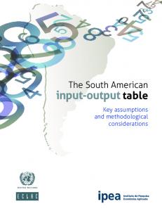 input-output table - CEPAL - Repositorio