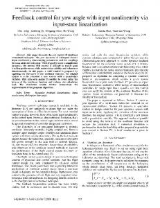 input-state linearization - IEEE Xplore