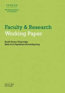 Insead Faculty & Research Working Paper