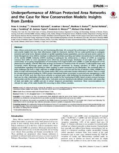 Insights from Zambia - PLOS